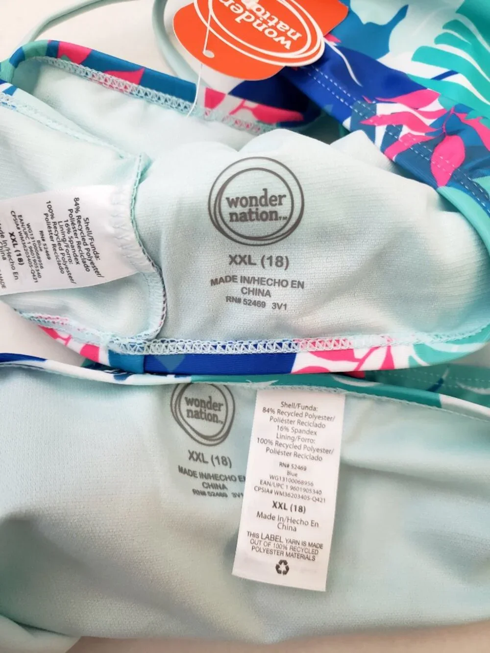 wonder nation size 18